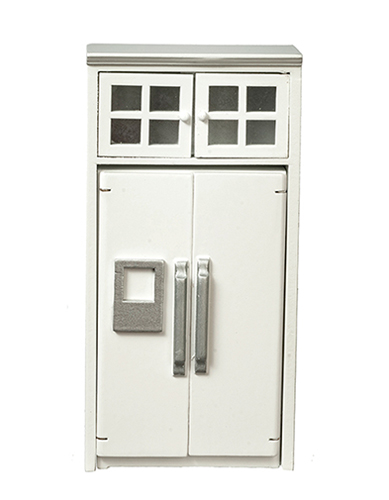 Refrigerator with Cabinet, White